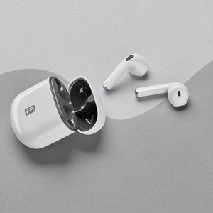 Cellularline Style Color Bluetooth 5.3 TWS belaidės ausinės su įkrovimo dėklu, baltos