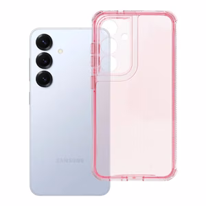 MATRIX CLEAR dėklas telefonui SAMSUNG S25 pudrinės rožinis