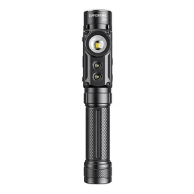 Superfire J05 flashlight, 380+450 lm, 4 modes