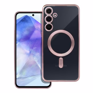 Dėklas telefonui SAMSUNG A55 rožinės aukso spalvos