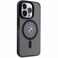 BMW IML Signature magnetinis dėklas telefonui iPhone 15 Pro - juodas