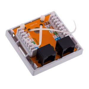 Alantec GN011 – paviršinė Cat 6 tinklo rozetė, balta
