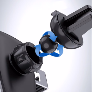 Gravity išmaniojo telefono automobilinis laikiklis ventiliacijos angai, sidabrinis (YC08)