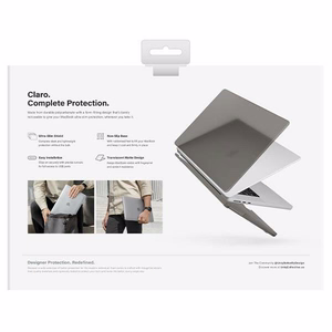 Uniq Claro dėklas MacBook Air 13 (2022) - pilkas