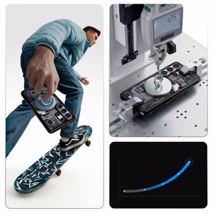 Spigen Ultra Hybrid Mag MagSafe Dėklas for Samsung Galaxy S26 Ultra Zero One - Clear juodas