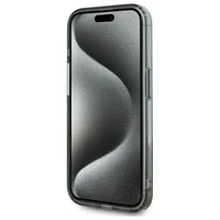 Karl Lagerfeld KLHMP15LHLSKIK iPhone 15 Pro 6.1" juodas kietasis dėklas IML Metal Karl Head Magnetinis (MagSafe)