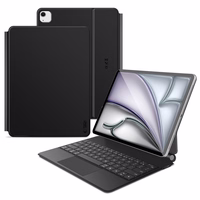 Tech-Protect Smartcase Magnetinis su klaviatūra iPad Pro 12.9” 2020 / 2021 / 2022 / iPad Air 13” 2024 / 2025 - Juodas