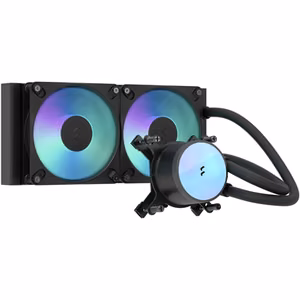 Fractal Design skystasis aušinimas Radius 240 RGB, juodas, Intel, AMD