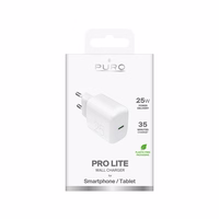 Puro Daily Prolite 25W USB-C Power Delivery įkroviklis - baltas