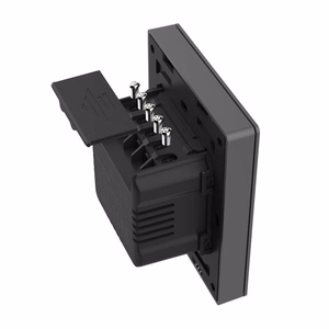 Smart WiFi wall switch SONOFF M5-1C-80 (1-channel, for frame, graphite)