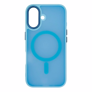 Magnetinė kolekcija Magnetinis dėklas iPhone 16 Plus - šviesiai mėlyna