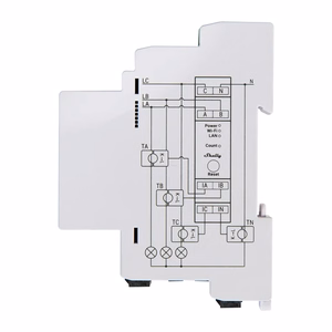Shelly PRO 3EM 120A 3 fazių WiFi/Bluetooth/Matter elektros skaitiklis
