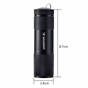 Wozinsky WLD-9L IP65 UV Flashlight for Trace Detection - Black