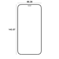 "Etteri" grūdintas stiklas 9D, skirtas "iPhone 12" / "12 Pro" 6,1"