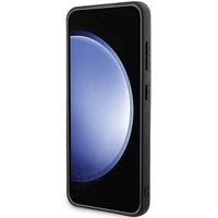 Ferrari Carbon Stitched Bottom dėklas telefonui Samsung Galaxy S24 - juodas