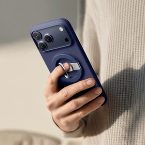 AmazingThing Minimal Air dėklas telefonui iPhone 17 Pro Max suderinamas su MagSafe - mėlynas