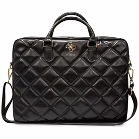 Guess 4G Quilted krepšys 16" nešiojamam kompiuteriui - juodas