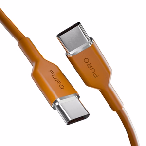 Puro ICON USB-C - USB-C laidas 1.5m - oranžinis