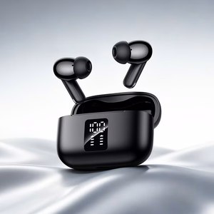 Juodos TWS „Bluetooth“ ausinės „Borofone FQ13 Astute“