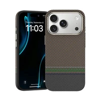 Benks magnetinis Armor Pro Prestige Kevlar 600D dėklas (Y069) Iphone 17 Pro telefonui (su kameros valdymo mygtuku)