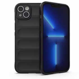 Magic Shield Case dėklas telefonui iPhone 14 Plus lankstus šarvuotas dangtelis juodas