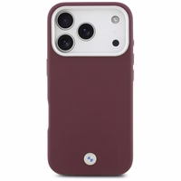 BMW Sign visiškai dengiantis metalinis magnetinis dėklas telefonui iPhone 17 Pro - raudonas