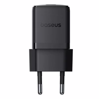 Įkroviklis Baseus Palm 20W USB-C + USB-C to USB-C cable 1.0m juodas P10111602113-01