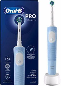 Oral-B Vitality Pro – įkraunamas elektrinis dantų šepetėlis, 1 galvutė, 3 valymo režimai, alyvinis