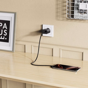 Tech-Protect NC20W USB-C 1 jungties PD20W sieninis įkroviklis – juodas