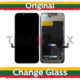 Ekranas skirtas iPhone 13 juodas (Atnaujintas: Telemax)