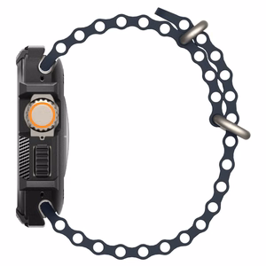 Spigen Rugged Armor dėklas, skirtas Apple Watch Ultra 49 mm, matinis juodas