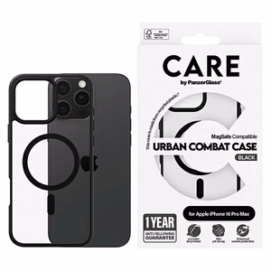 CARE by PanzerGlass Flagship Urban dėklas telefonui iPhone 16 Pro Max 6.9" Magnetinis 1360