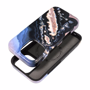 FORCELL F-PROTECT Mirage, karinio standarto išbandytas dėklas telefonui su MagSafe, skirtas IPHONE 15 PRO MAX, auksinės salos spalvos