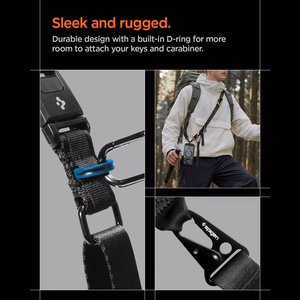 SPIGEN DA30M universalus kryžminis dirželis juodas