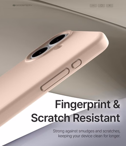 Чехол Mercury Pure MagSafe Silicone для Apple iPhone 17 розовый песок