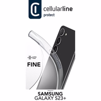 Cellularline Fine - dėklas Samsung Galaxy S23+ (skaidrus)