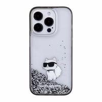 KARL LAGERFELD KLHCP15LLKCNSK IPHONE 15 PRO 6.1 "SKAIDRUS HARDCASE LIQUID GLITTER CHUPETTE