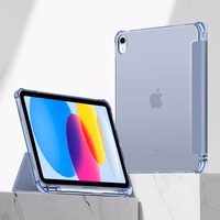 Tech-Protect SC Pen hibridinis dėklas iPad 10 / 2022 - mėlynas - permatomas