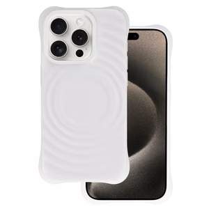 Tel Protect Wave Magsafe Dėklas telefonui iPhone 14 Pro baltas