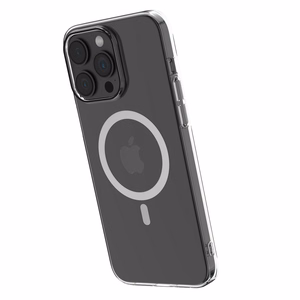 Comma dėklas Hard Jacket Mag iPhone 15 Plus skaidrus antibakterinis