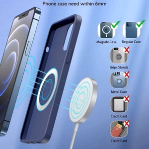 Belaidis įkroviklis CHOETECH, 15W, magnetinis, baltas