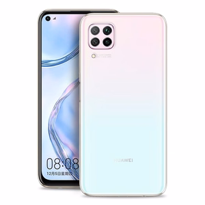 Puro 0.3 Nude dėklas, skirtas Huawei P40 Lite, skaidrus