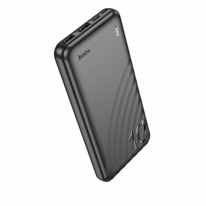 Išorinė baterija POWER BANK Hoco J123 10000mAh (2xUSB; 1xType-C) juoda