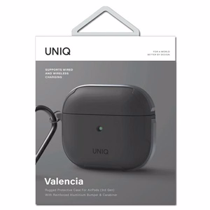 Uniq Valencia dėklas AirPods 3 - pilkas