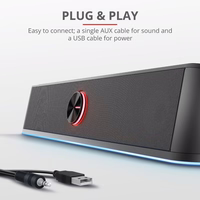 Trust GXT 619 Thorne Juoda 2.0 kanalai 6 W