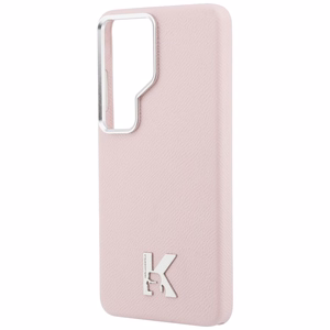 Dėklas Karl Lagerfeld K Metal Logo MagSafe Samsung Galaxy S26 Ultra rožinis