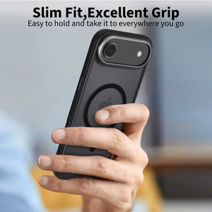 Tech-Protect MagEdge Magnetinis dėklas telefonui iPhone 17 Air - matinė juoda