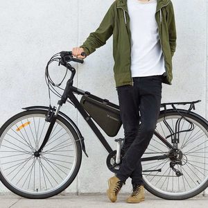 Wozinsky Bicycle Frame Bag 3.5L Gray (WBB15BK)