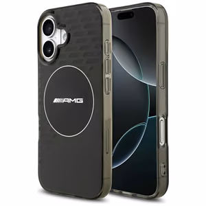 AMG Nauble Layer permatomas dūminis MagSafe dėklas iPhone 17 - juodas
