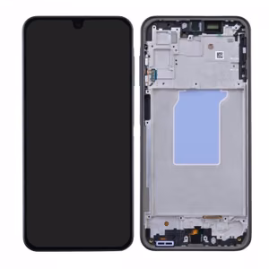 LCD ekranas suderinamas su Samsung A266 A26 5G su rėmeliu / juodas / HQ